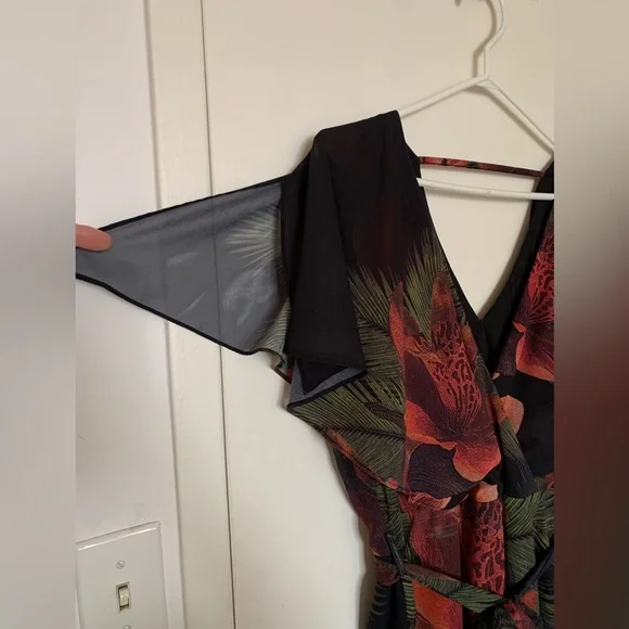 FLORAL MAXI DRESS - Picture 3 of 9